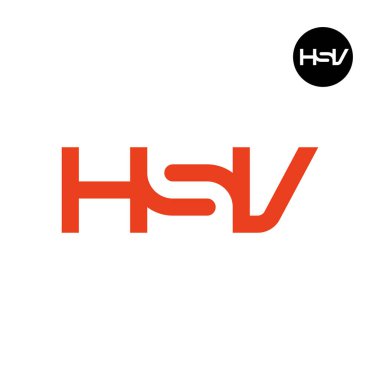 Harf HSV Logo Negatif Boşluk