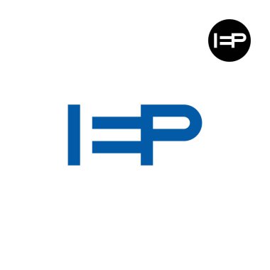 Harf IEP Logosu Negatif Boşluk