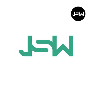 Harf JSW Logo Negatif Boşluk