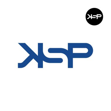 Harf KSP Logosu Negatif Boşluk