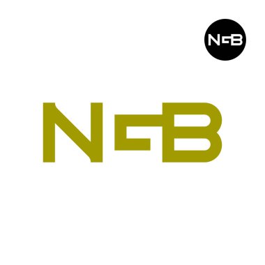 Harf NGB Logo Negatif Boşluk