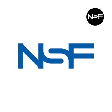 Harf NSF Logosu Negatif Boşluk