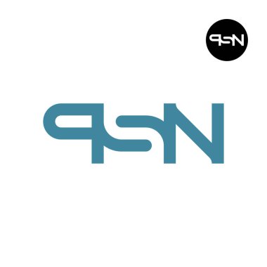 Harf PSN Logo Negatif Boşluk