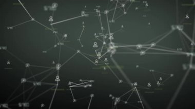 İnsanlar ağ konsepti. Bir grup insan. Takım çalışması. İnsan kaynakları. Sosyal ağ iletişimi. Yüksek kalite 4k görüntü