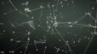 İnsanlar ağ konsepti. Bir grup insan. Takım çalışması. İnsan kaynakları. Sosyal ağ iletişimi. Yüksek kalite 4k görüntü