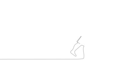 Animasyon çizimi anne ve kızın sürekli kucaklaşması. Mutlu anne ve kız ilişkilerde sevgi ve ilgi gösterirler. Yüksek kalite 4k görüntü