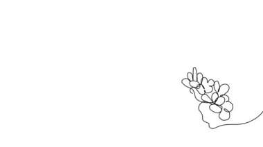 Animated self drawing of bottles with oil or honey or lemon or lime juice for scrubbing and body skin care with natural herbal skin care products. High quality footage