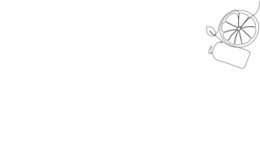 Animated self drawing of bottles with oil or honey or lemon or lime juice for scrubbing and body skin care with natural herbal skin care products. High quality footage