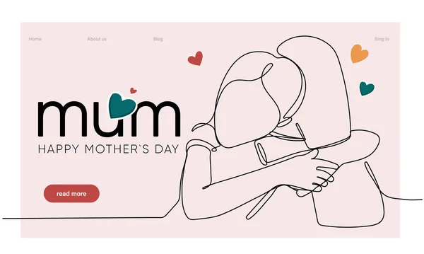 Anneler Günün Kutlu Olsun Metin Tasarımı Devam Ediyor Vektör Çizimi — Stok Vektör