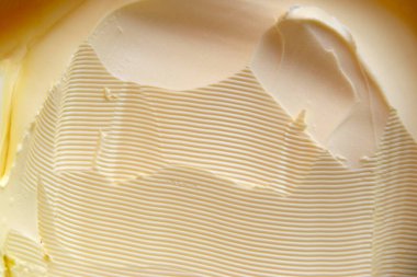 Sarı tereyağı arkaplan ve doku. Tereyağı dokusu arka planı. Yüksek kalite fotoğraf