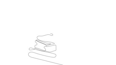 Değişik temizlik malzemelerinden oluşan set şişelerinin sürekli çizilmesinin animasyon çizimi dost temizliği sağlar. Minimum konsept. Yüksek kalite 4k görüntü