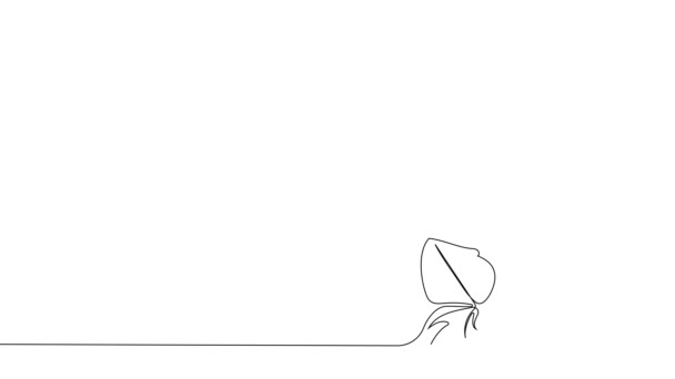 Анімований Малюнок Безперервної Лінії Малюнка Набору Пляшок Різної Чистки Викуповує — стокове відео