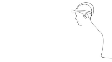 Mühendis inşaat alanında ölçüm yapıyor. Coğrafyacılar büyük inşaat projelerine girişmeden önce kesin ölçümler yaparlar. Peyzaj tasarımı kavramı. Yüksek kalite 4k görüntü