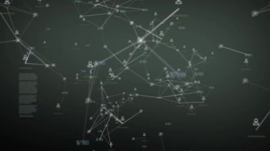 İnsanlar ağ konsepti. Bir grup insan. Takım çalışması. İnsan kaynakları. Sosyal ağ iletişimi. Yüksek kalite 4k görüntü