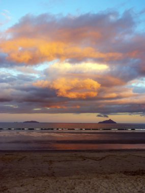 Evening at Uretiti Beach, North Island, New Zealand.