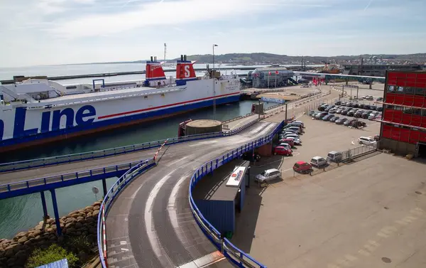 Fredrikshamn, Jutland, Danimarka limanındaki Stena Line terminali.