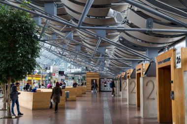 Nils Ericson Terminalen, Göteborg, Vastergotland, İsveç merkezdeki otobüs terminali..