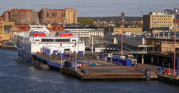 Göteborg, Vastergotland, İsveç 'teki Stena Line Danmark terminali..