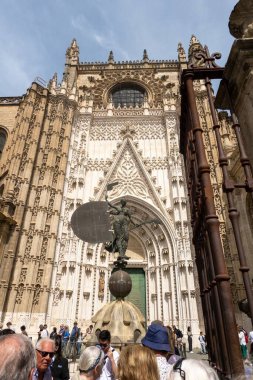 Sevilla, Endülüs, İspanya 'daki Katedral' in dışında..