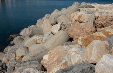 Groyne Benalmedena, Endülüs, İspanya.