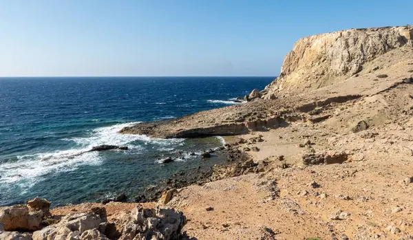 stock image Coast at Agios Theodoros on the southwestern part of Karpathos, Greece.