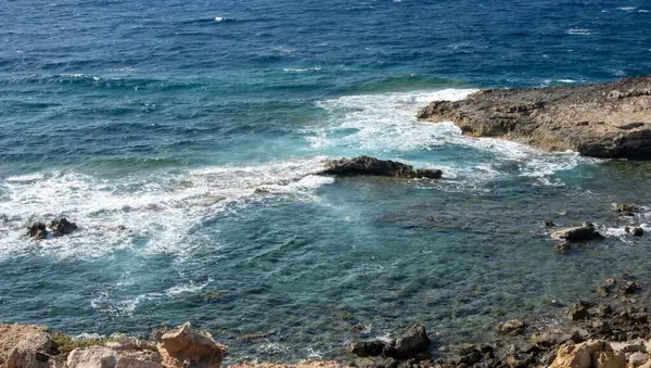 stock image Coast at Agios Theodoros on the southwestern part of Karpathos, Greece.