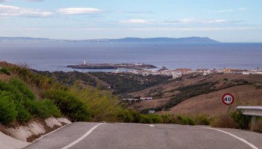 Güney İspanya 'da Tarifa yakınlarındaki Cazalla' ya bak..