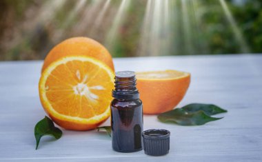 portakal yağı. seçici odak