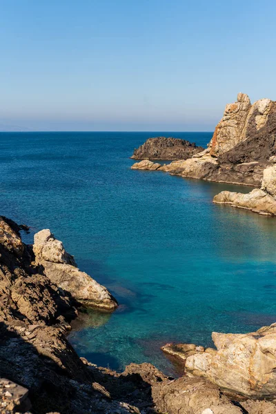 Cap Creus Alt Emporda Spain February 2023 Rugged Rocky Coastline — Fotografia de Stock