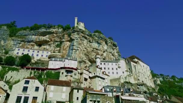 Rocamadour Utvilsomt Vakreste Byene Frankrike Verden – stockvideo