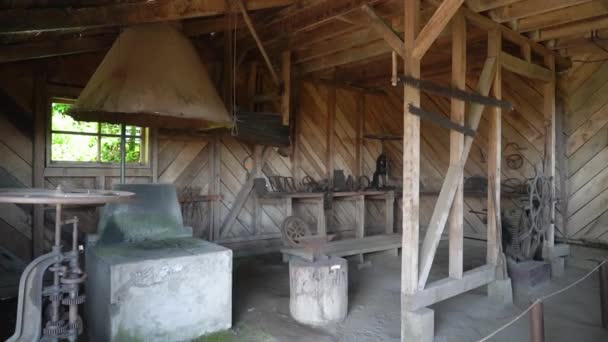 Frutillar Chile 2018 Forge Old Barn German Colonial Museum Frutillar — Vídeo de Stock