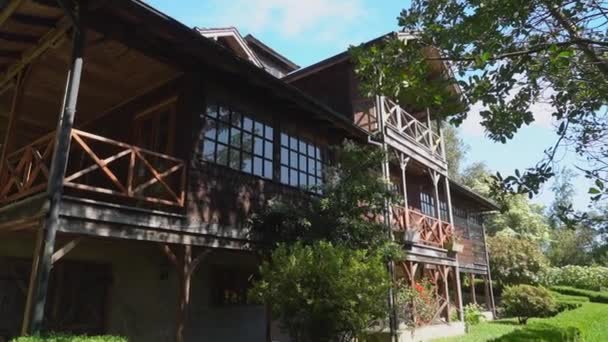 Frutillar Chile 2018 Wooden Farm House German Colonial Museum Frutillar — Stok video