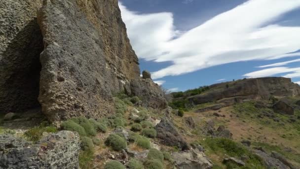 Rocky Landscape Andes Close Torres Del Paine National Park Patagonia — Vídeo de Stock