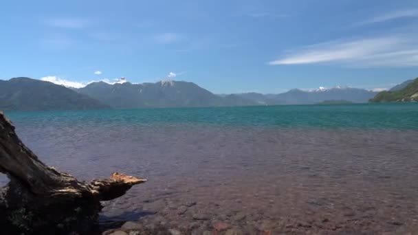 View Lago Todos Los Santos Popular Travel Destination Close Osorno — Vídeo de stock