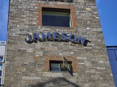 Dublin, Ireland - 09 26 2015: Jameson irish whiskey distillery in Dublin