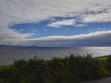 landscape of the coastline along the popular and iconic road of the ring of Kerry in Ireland