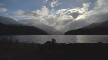 sunrise over scenic Lake lago Steffen in Patagonia, Argentina, South America