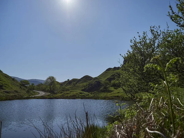 Kleiner Teich Der Landschaft Fairy Glen Auf Der Insel Skye — Stockfoto