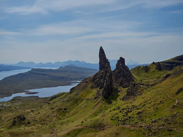 Ikonische Felsformation Des Alten Storr Auf Der Insel Skye Norden — Stockfoto