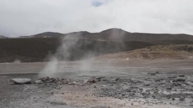 Puchuldiza, birçok gayzer ve volkanik aktiviteyle Şili 'nin And Dağları' nın yüksek jeotermal aktif alanıdır..
