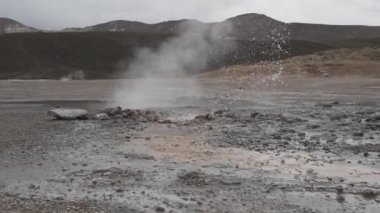 Puchuldiza, birçok gayzer ve volkanik aktiviteyle Şili 'nin And Dağları' nın yüksek jeotermal aktif alanıdır..