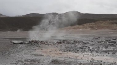 Puchuldiza, birçok gayzer ve volkanik aktiviteyle Şili 'nin And Dağları' nın yüksek jeotermal aktif alanıdır..