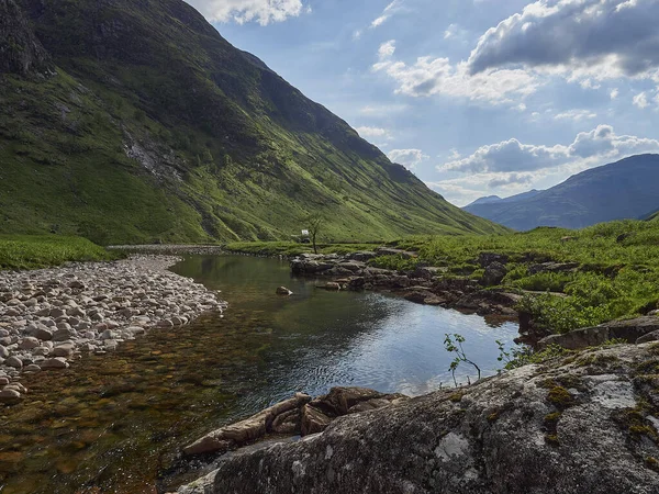 Landschaft Des Ikonischen Gletschers Schottischen Hochland Bekannt Aus Dem Film — Stockfoto