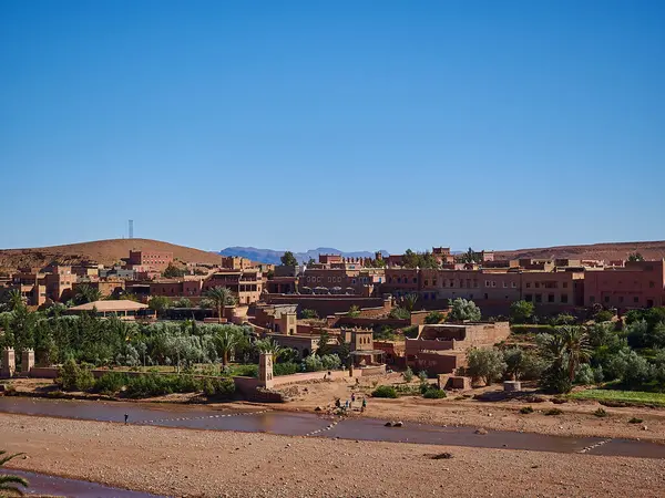 Ksar Ait Ben Haddou Gamla Unesco Arv Berber Adobe Tegelsten — Stockfoto