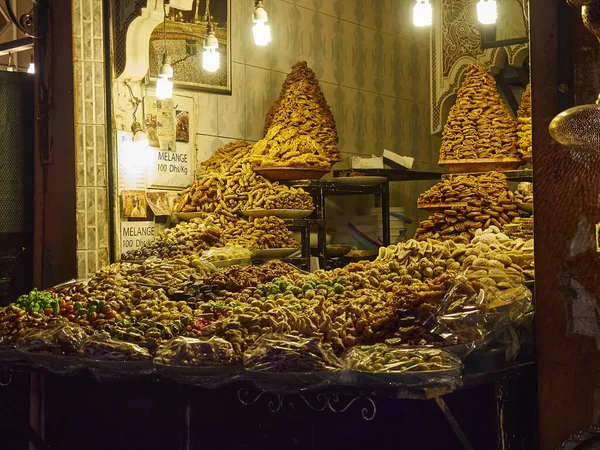 Interior Shop Old Arabian Medina City Center Marrakesh — Stock Photo, Image