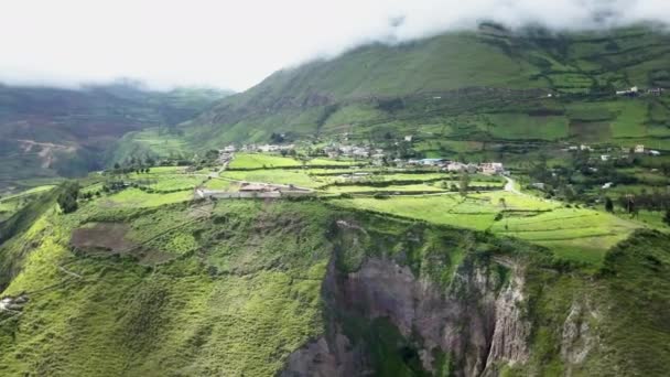 Nariz Del Diablo Nun Havası Şeytan Burnu Ekvador Dağları Ndaki — Stok video