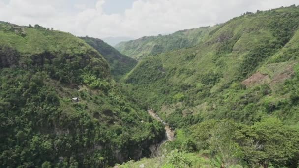 Rio Magdalena Mély Folyóvölgye Chaquirában San Agustinhoz Közel Kolumbia Népszerű — Stock videók