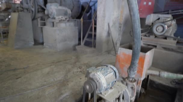 Machinerie Lourde Industrie Minière Équipement Pour Traiter Minerai Argent Près — Video