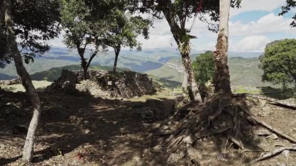 Kuelap Peru 2019 Eski Kayıp Şehir Kuelap Tarihi Arkeolojik Alanı — Stok video