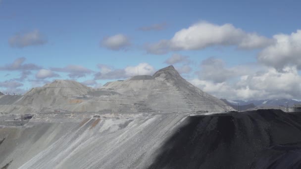 Bergwerk Hochland Der Anden Peru Mit Blick Auf Einen See — Stockvideo